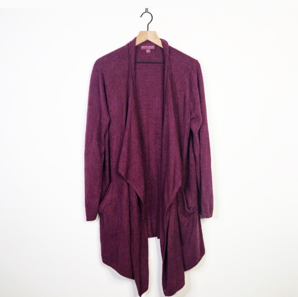 Barefoot Dreams Cozy Chic Island Drape Cardigan 1X